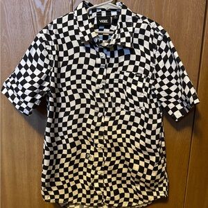 Vans Kids Distorted Checkered Shirt